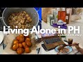 Living alone in the Philipines: a day in my life, cooking kwek kwek, shopee haul | homebody in PH🛍️