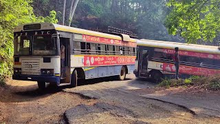 Make A Scene : Amazing Ghat Road Bus Driving Skills | Bus Videos | Buses On Ghat | Bus Market