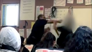 THE TEACHER PUNCHED HIM...