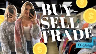 Come Source With Me at the Buy Sell Trade Store + How to Sell to Buy Sell Trade Stores | Thrift Vlog