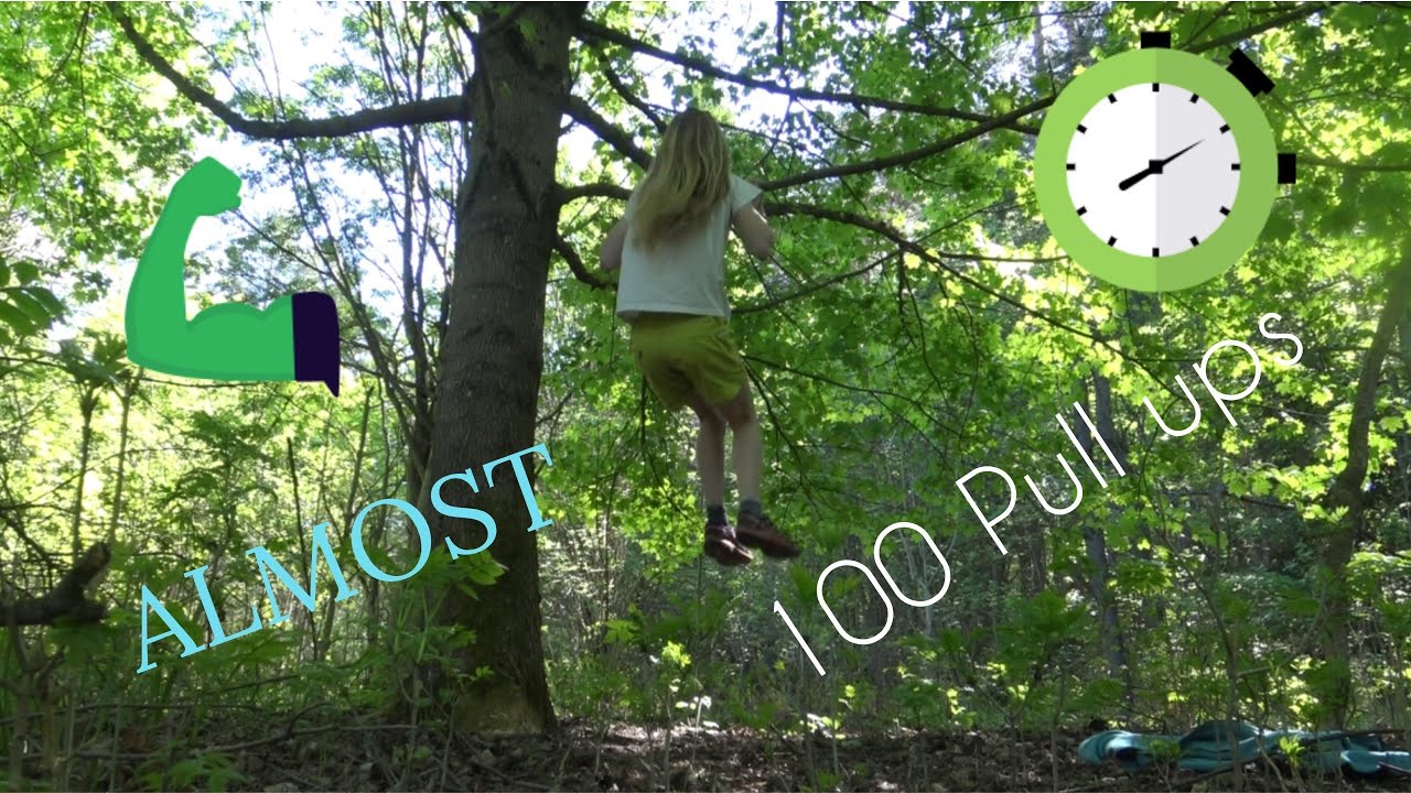 100 Pull ups in 10 min challenge Girl-Atemp 1-Doing 99😞💪💦😞 - YouTube