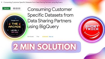 Consuming Customer Specific Datasets from Data Sharing Partners using BigQuery| #GSP1043 #shorttrick