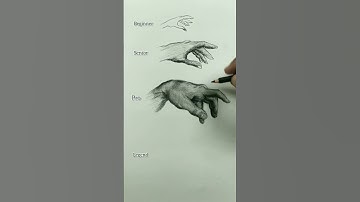 How to Draw a Realistic Hand | Fun Art | #shorts #funart #hand #drawing