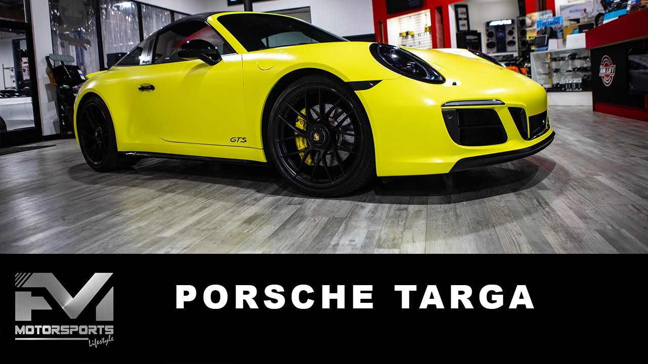 PORSCHE 911 TARGA VINYL WRAP