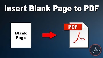 How to Insert Blank Page to Existing PDF Document in Adobe Acrobat Pro 2017