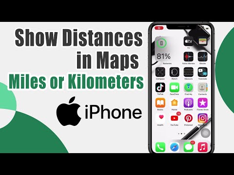 How to Show Distances in Maps on iPhone (Miles or Kilometers)