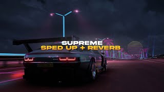 Shubh - Supreme Sped Up With Lyrics