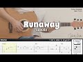 Runaway  aurora  fingerstyle guitar  tab  chords  lyrics