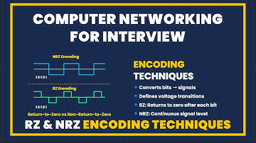 RZ vs NRZ | Data Encoding Techniques Explained | Computer Networking for Beginners