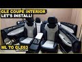 FULL GLE INTERIOR install.. Mercedes copart W166 ML to GLE63 look  part 8