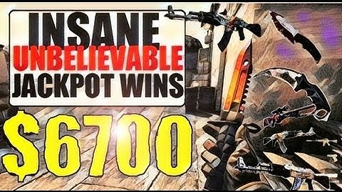 CSGO GAMBLING - JACKPOT $6400! MY BIGGEST WIN EVER!