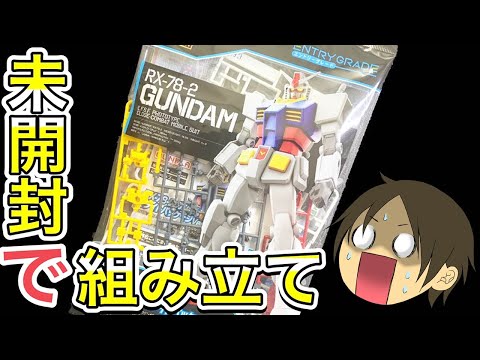 ガンプラ】ツイッターで話題！エントリーガンダムを未開封