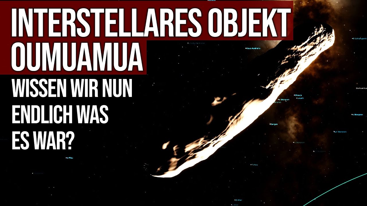 ⁣Interstellares Objekt Oumuamua - Wissen wir nun endlich was es war?