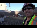 "The Current" - High Rise Apartment, Long Beach, CA: Mat Footing Pour & Shotcrete Basement