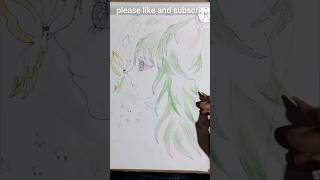 how to draw cute  girl shortsshortviral video drawingyoutub shorts artcartoon lover