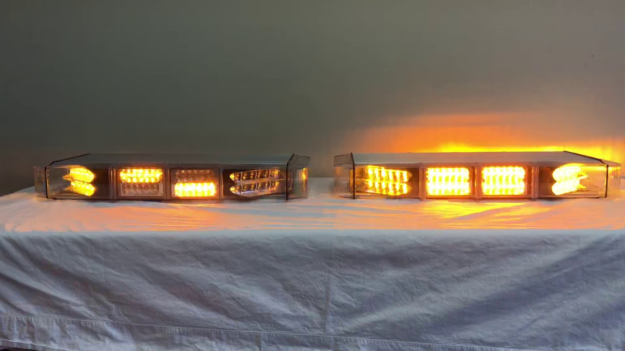 Refurb Whelen Freedom 28” Mini-Lightbar’s - 360 Warning - Amber - YouTube