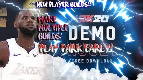 NEW NBA 2K20 DEMO REVEALED! PLAY ON MULTIPLE BEST BUILDS, NBA 2K20 PLAY PARK EARLY |2K16 BUILDS??🔥