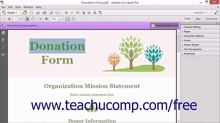 Selecting and Copying Text and Graphics  - Adobe Acrobat XI Training Tutorial Course
