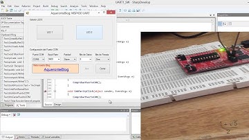 MSP430 Launchpad + MSP430G2553 + UART + TUSB3410 + C#