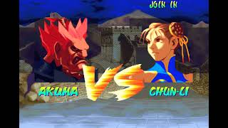 STREETFIGHTER ALPHA  - AKUMA FULL PLAYTHROUGH