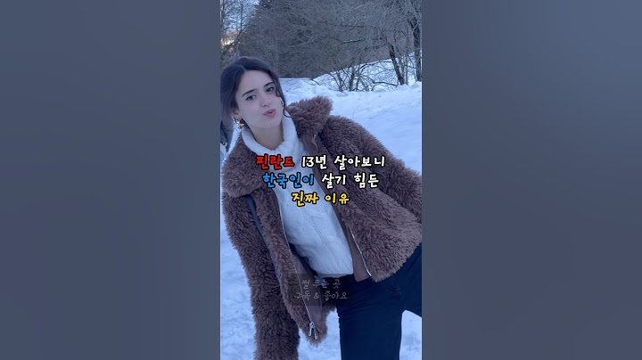 핀란드에서 13년 살아보니 한국인이 살기 힘든 진짜 이유