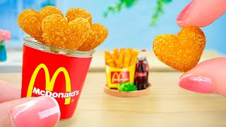 🍟 Yummy Miniature Crispy Chicken Balls McDonald's Style Recipe 🐥 ASMR Cooking Food Video