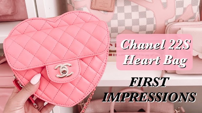 CHANEL 22s HEART BAG REVEAL! IS IT WORTH THE HYPE? MY THOUGHTS & FIRST  IMPRESSIONS!