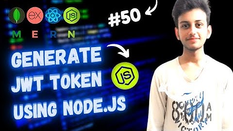 MERN STACK E-Commerce Website Tutorial #50 🔥 Authentication Using JWT Token In Node.js