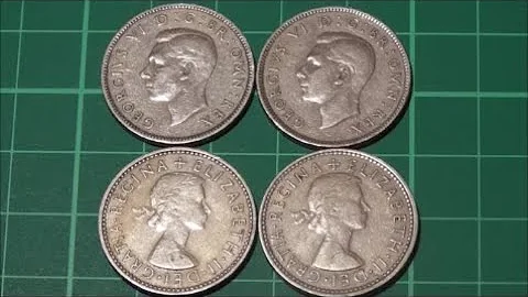 The Shilling Coin - King George VI and Queen Eliza...