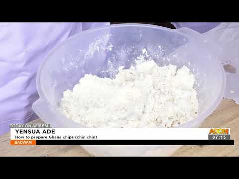 Yensua Ade: How to prepare Ghana chips(Chin chin) - Afisem on Adom TV (22-9-21) Yensua Ade: How to prepare Ghana chips(Chin chin) - Afisem on Adom TV (22-9-21)