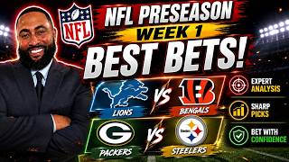 NFL Preseason Week 1 Predictions | Lions vs Bengals | Packers vs Steelers Best Bets! screenshot 3