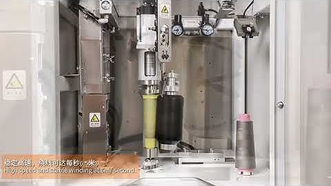 Automatic cone thread winding machine