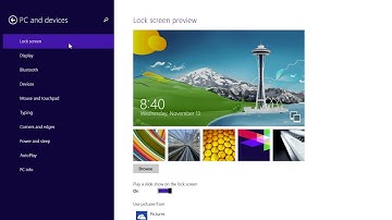 Windows 8.1 - How to Change Display and Sleep Settings