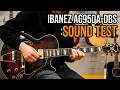 IBANEZ AG95QA-DBS Dark Brown Sunburst | Sound Test