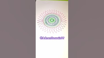 spirograph ruler flower #art