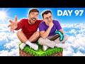 REAGISCO a SONO SOPRAVVISSUTO 100 GIORNI in ONE BLOCK Di MRBEAST