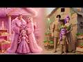 K-Pop Demon Hunters Cardboard Family vs Fluffy Family Animation - A Touching Stoies Of Rich and Poor