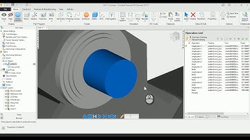 FeatureCAM -Pocket  - Dimension -  TurnMill  - Around Indexing axis