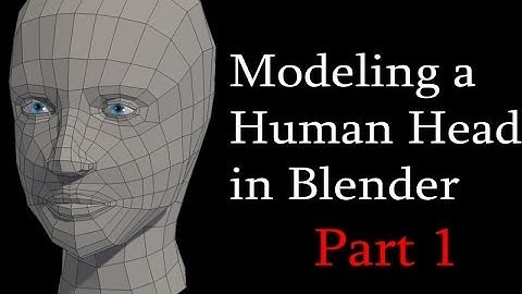 How to Model a Low Poly Human Head in Blender: Part 1