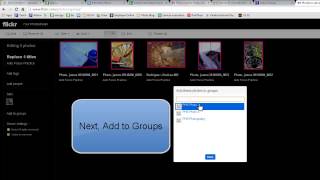 upload to flickr and turn in to edmodo