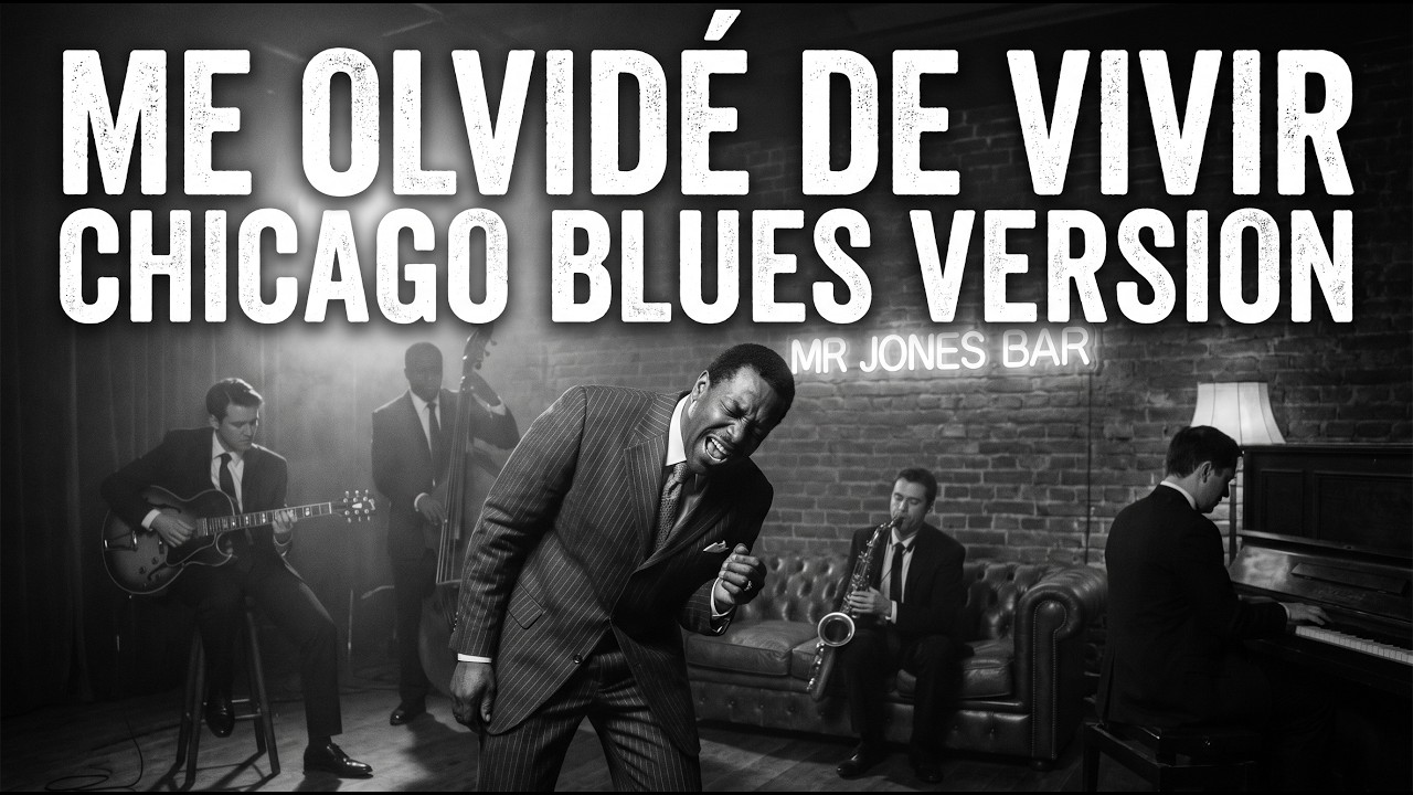Julio Iglesias en Blues - Me olvidé de vivir (Chicago Blues Cover) | Mr Jones