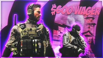 INSANE FIRST MAP OF A HIGH ROLLER WAGER... [$600 2v2 Wager]