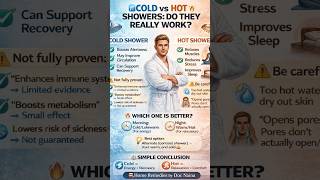🚿 Cold vs Hot Shower – Which One is BEST for You? 🤔🔥❄️