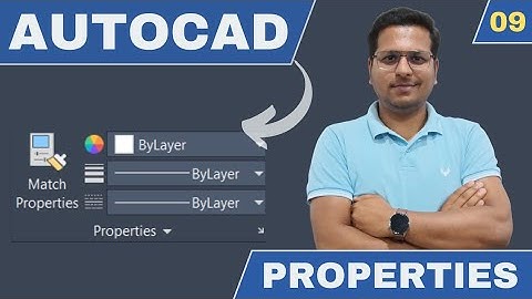 AutoCAD 2024 [Hindi] | Properties Toolbar | Autocad Tutorials For Beginners In Hindi