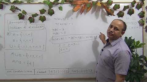 principle of inclusion and exclusion  sets class 11 maths by faculty of kota Hd sir