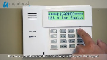 Honeywell 6160 Alarm Keypad