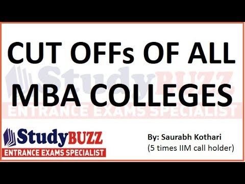 Cut Offs of all MBA colleges | CAT & Non-CAT colleges