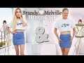 TRYING "ONE SIZE FITS ALL" BRANDY MELVILLE ON TWO BODY SHAPES!!