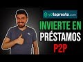 YoTePresto: Invertir en Préstamos P2P desde $200 Pesos y Consolidar Deudas. Guía Paso a Paso 2021