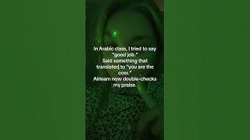 Compliments are dangerous when mispronounced 🐄#Airlearn #airlearnambassador #sponsored #ad